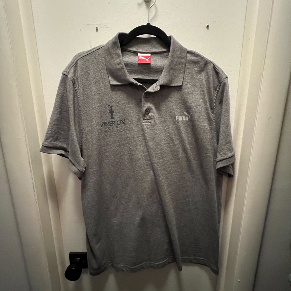 Gray Puma XXL Golf Polo